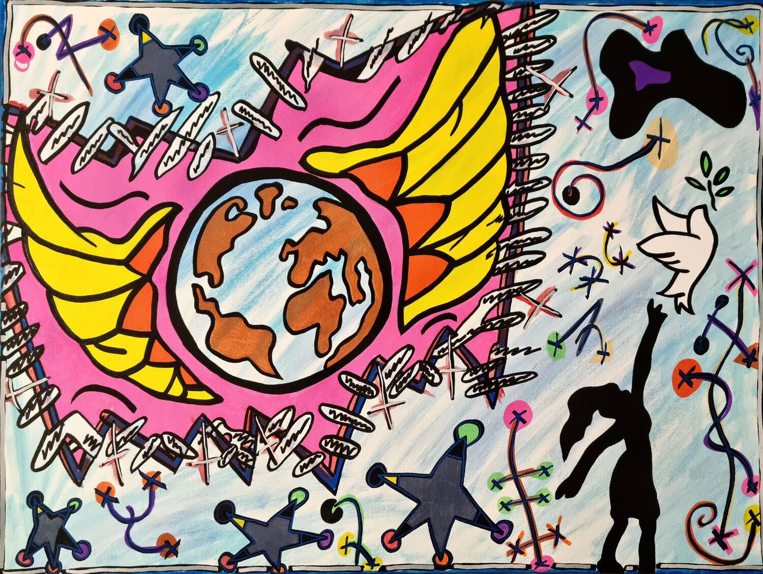 A Little Piece of Heaven Mahrk Gotié Original painting for sale