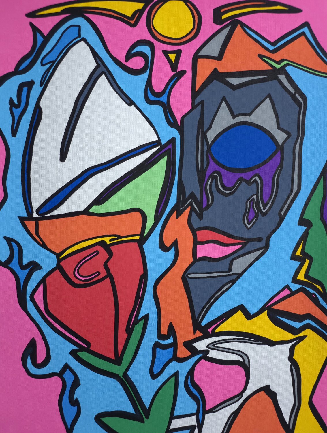 The Whisper of the Old Gods Mahrk Gotié Original painting for sale