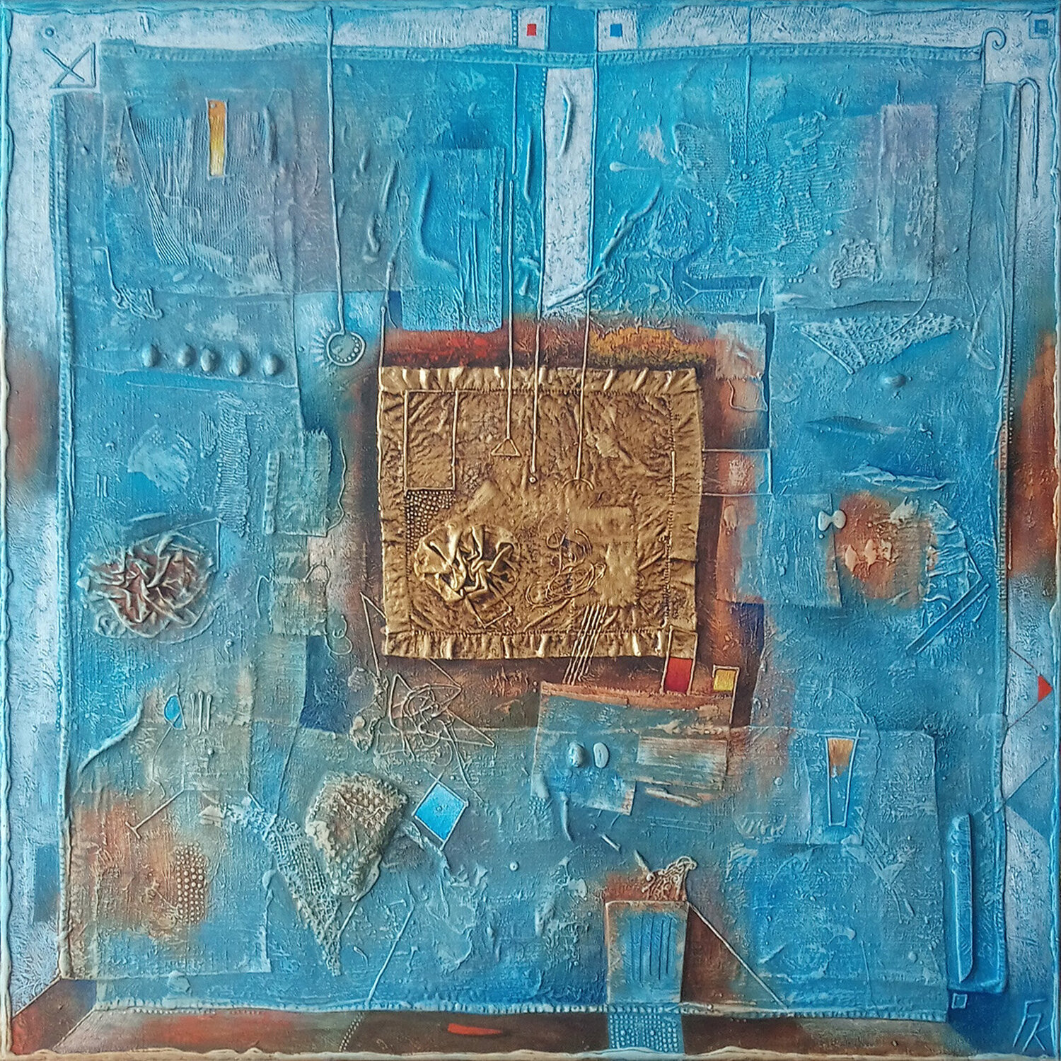 Finally grounded František Kučo Original painting for sale