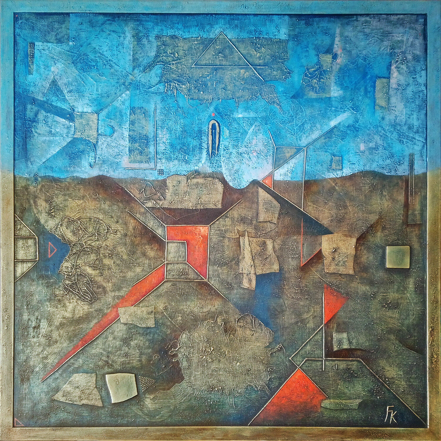 Landscape František Kučo Original painting for sale
