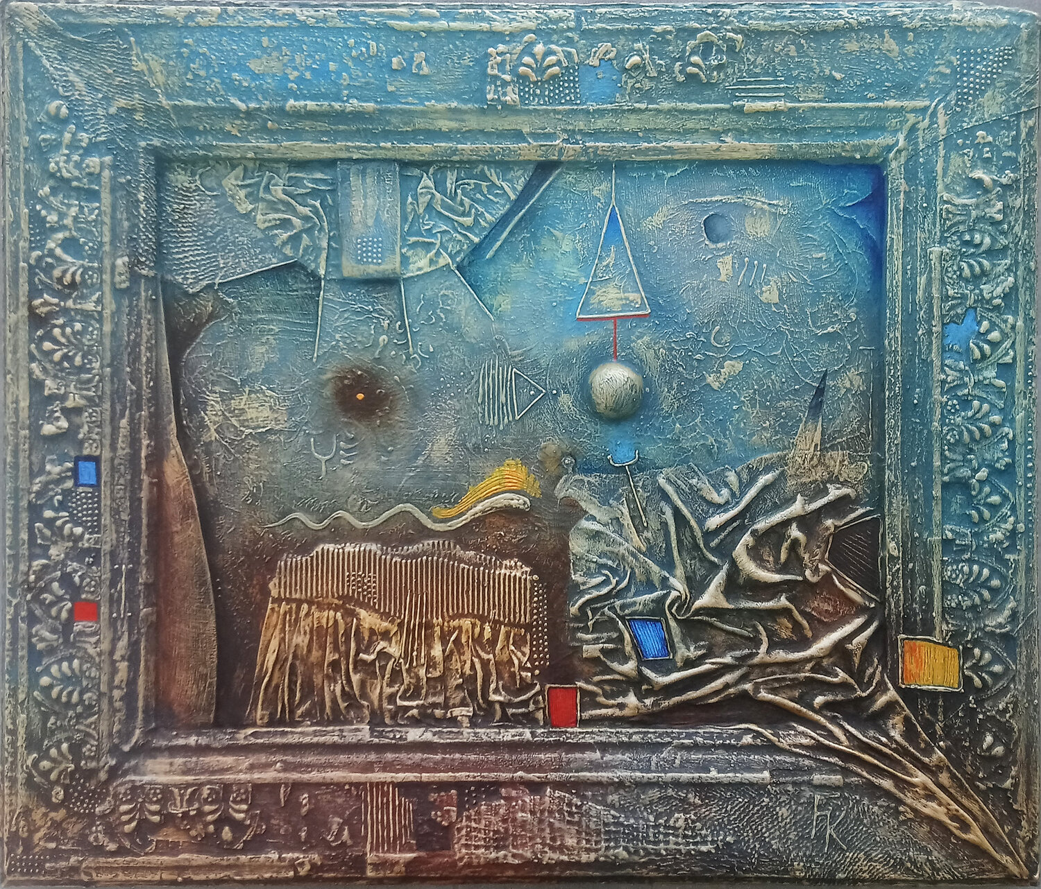 Beauty in the Madhouse for Two František Kučo Original painting for sale