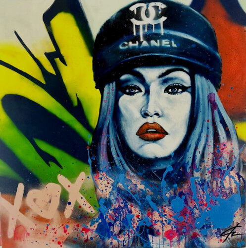 GIGI CHANEL by Fabrizio Ceccarelli, Painting for Sale on Select