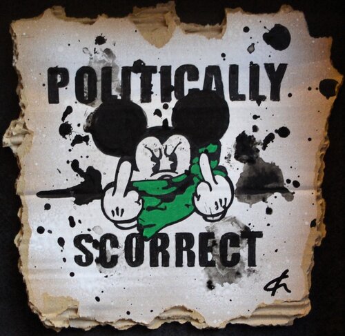 Politically scorrect by Fabrizio Ceccarelli, Painting for Sale on Select