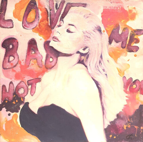 LOVE ME BABE by Fabrizio Ceccarelli, Painting for Sale on Select