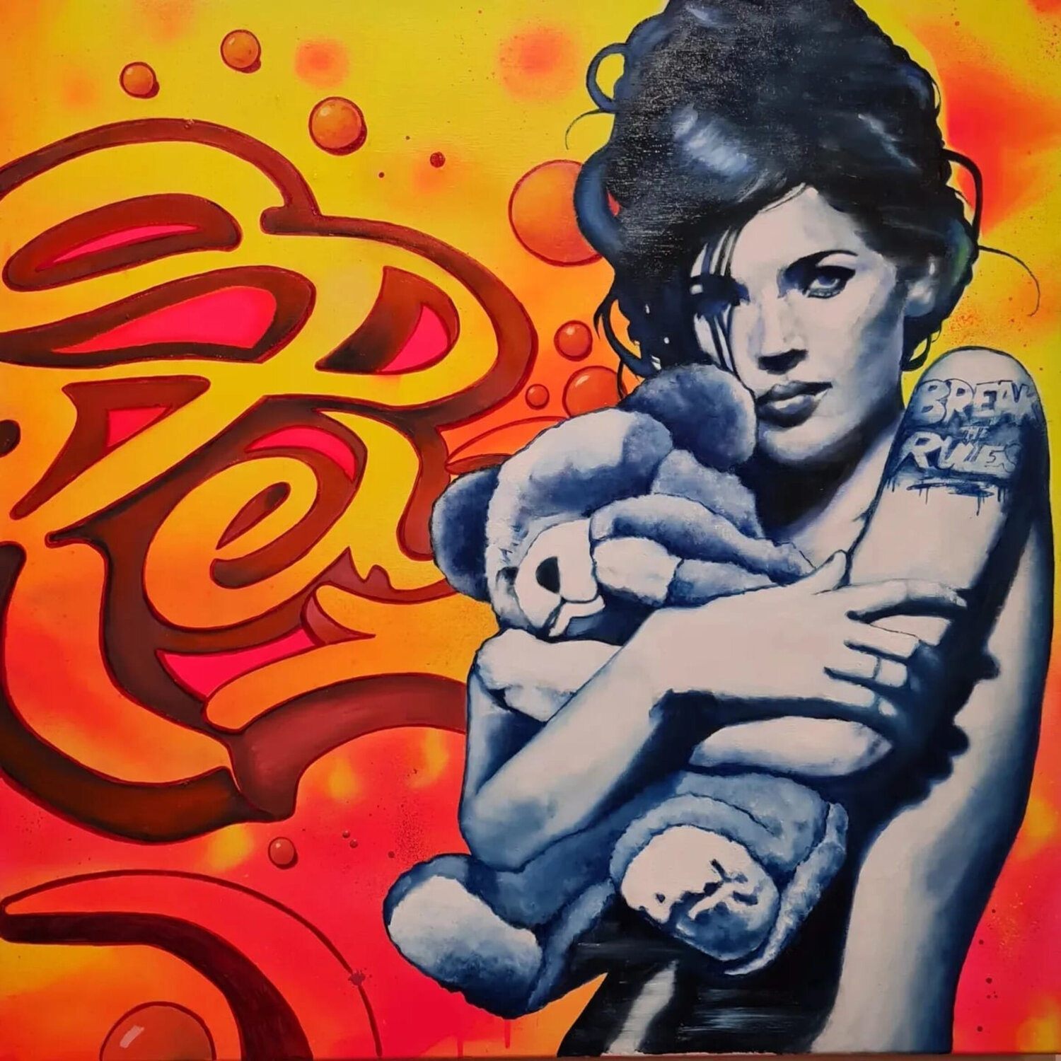 Break The Rules I Fabrizio Ceccarelli Original painting for sale