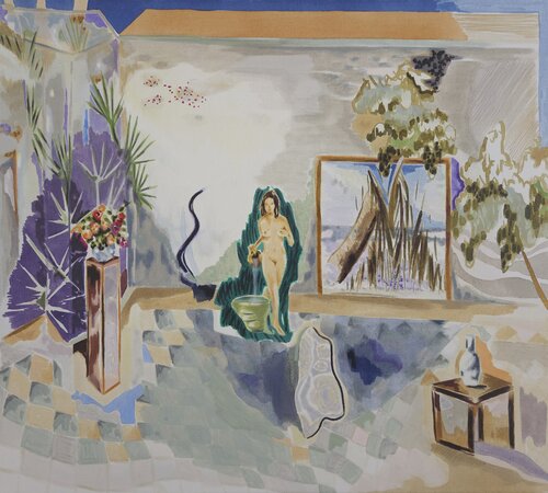 Die fremde Frau by Julia Hofstetter, Painting for Sale on Select