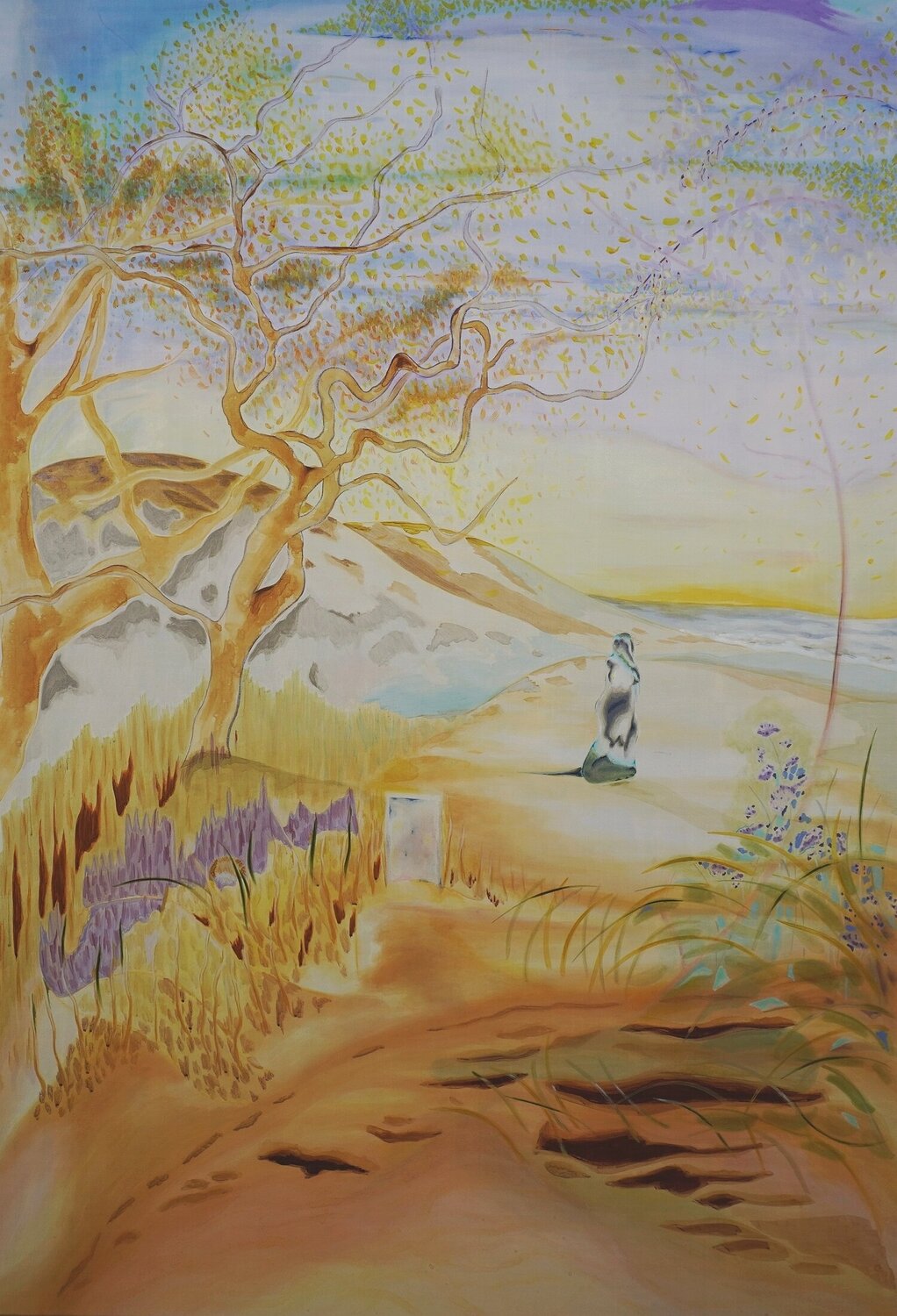 Das Fenster nach Canarsie Julia Hofstetter Original painting for sale