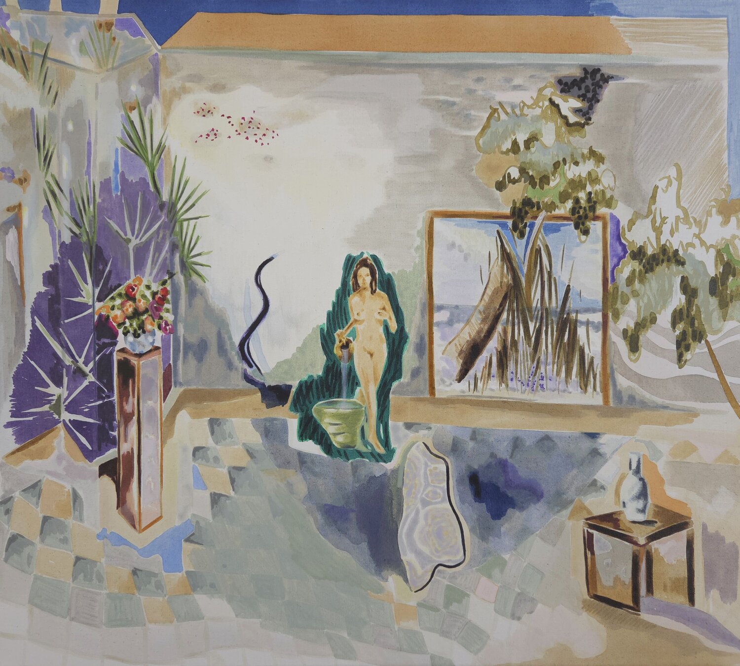 Die fremde Frau Julia Hofstetter Original painting for sale