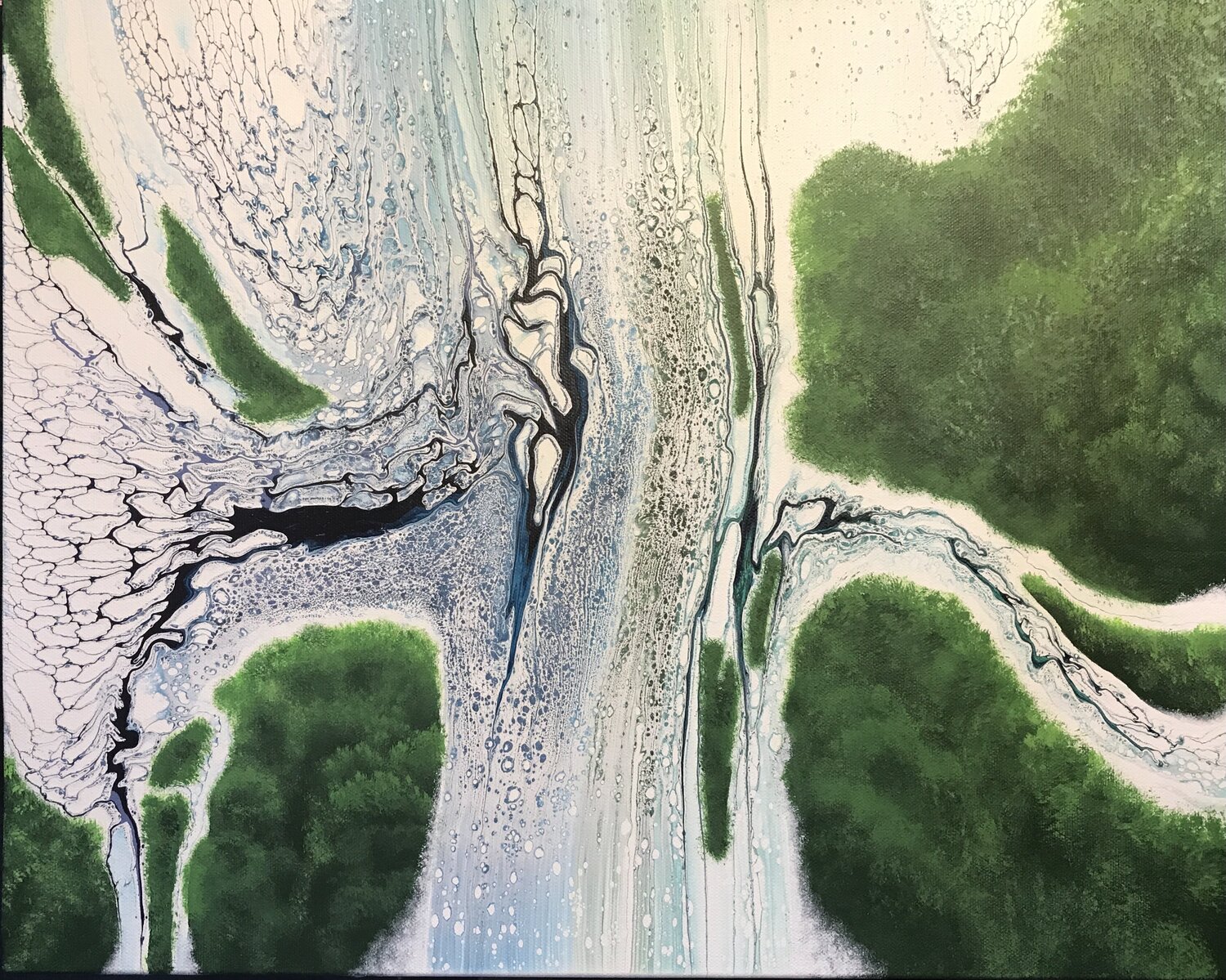 Danza Sinfonica Naturale - Il Canto dell'Acqua Agnese Ferretti Original painting for sale