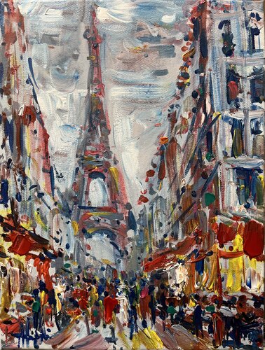 Afternoon in Paris by Altin Furxhi, Painting for Sale on Select