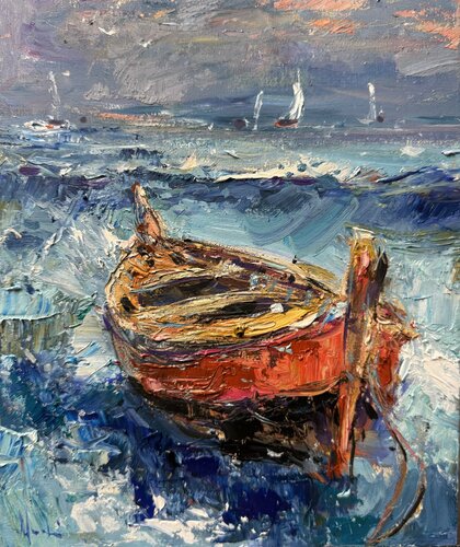 PORTOFINO TEMPEST 2022 by Altin Furxhi, Painting for Sale on Select