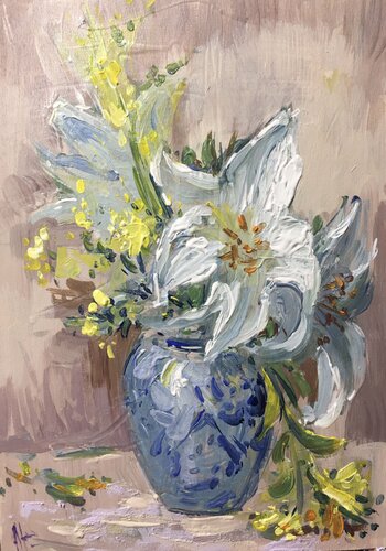Flowers 3 by Altin Furxhi, Painting for Sale on Select