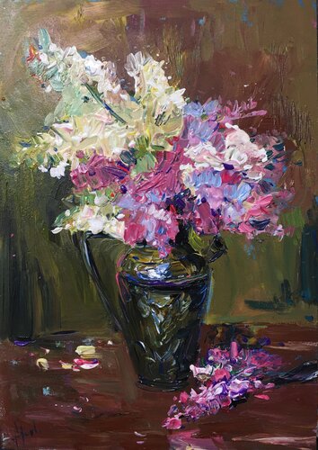 Flowers 5 by Altin Furxhi, Painting for Sale on Select
