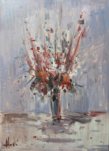 Winter’s bouquet 2024 by Altin Furxhi, Painting for Sale on Select