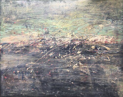 Struggle , oil on canvas 110 x 85 by Altin Furxhi, Painting for Sale on Select