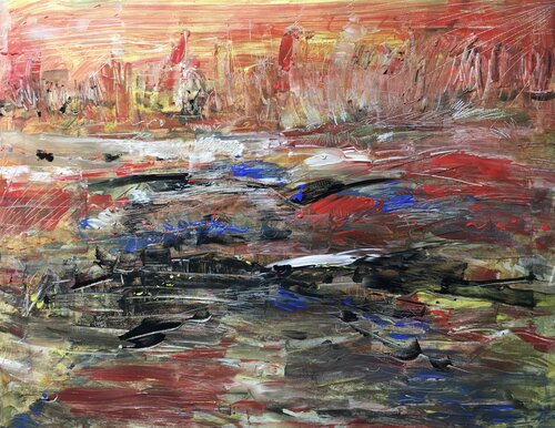 ABSTRACT 75X90CM by Altin Furxhi, Painting for Sale on Select