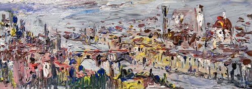 Panoramic Florence by Altin Furxhi, Painting for Sale on Select