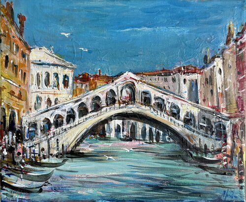 Venice abstract expressions von Altin Furxhi, Malerei kaufen auf Select