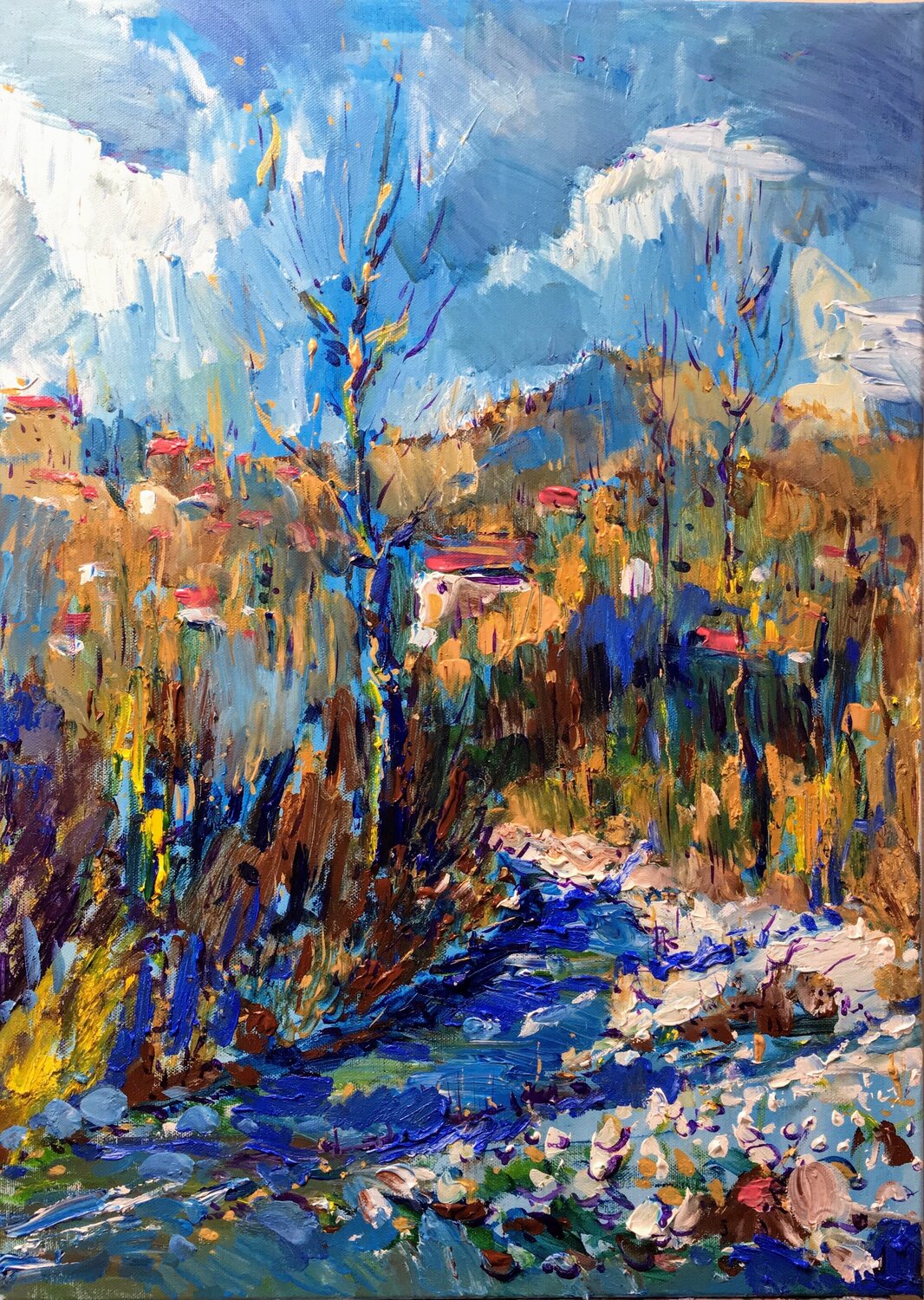 IMPRESSIONS 2019 Altin Furxhi Original painting for sale