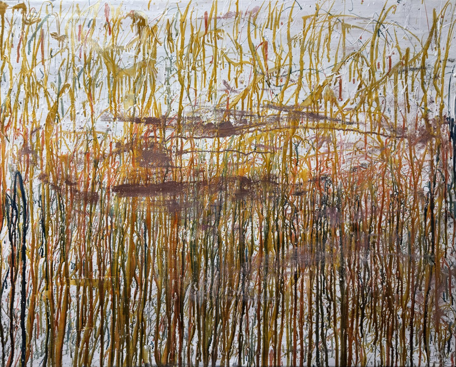 Relief 2020, oil on canvas 100 x 75 Altin Furxhi Original painting for sale