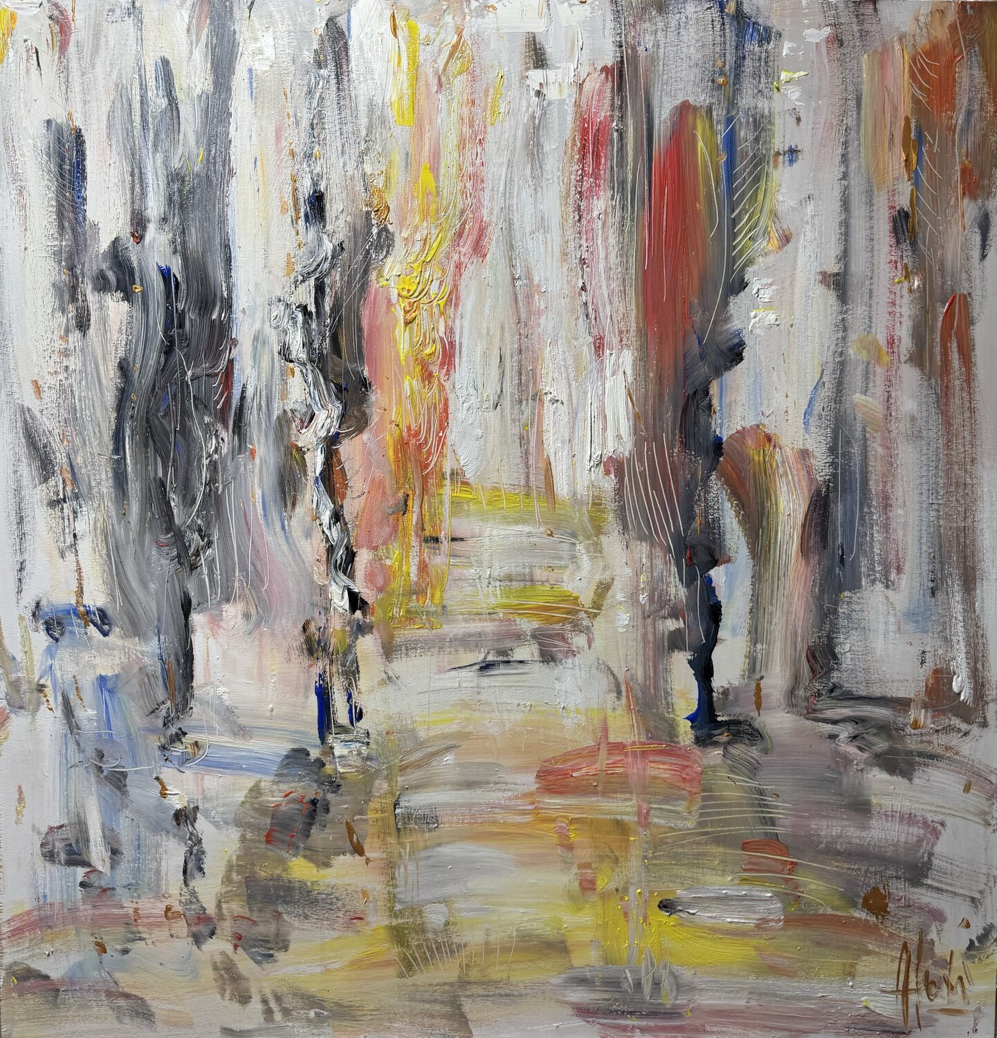 Autumn light 2 Altin Furxhi Original painting for sale