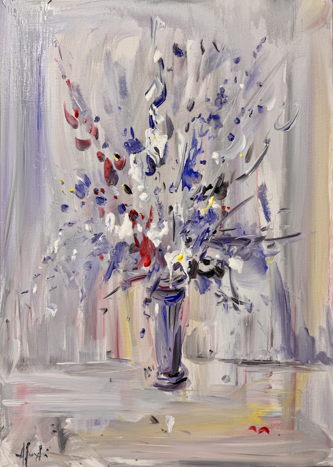 Morning bouquet Altin Furxhi Original painting for sale