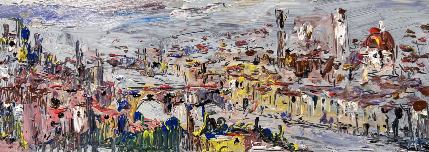 Panoramic Florence Altin Furxhi Original painting for sale