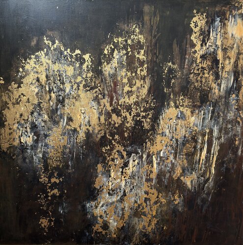 Golden Dreams by Gabi Ehmann, Painting for Sale on Select