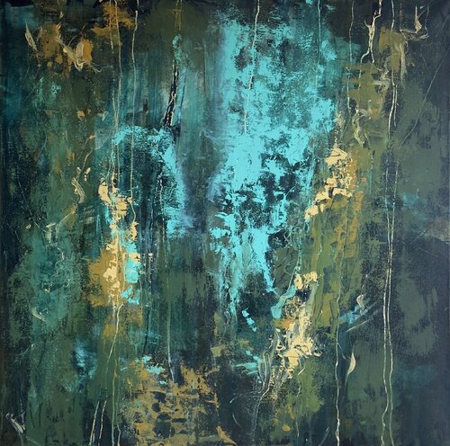 Between Light And Depth by Gabi Ehmann, Painting for Sale on Select