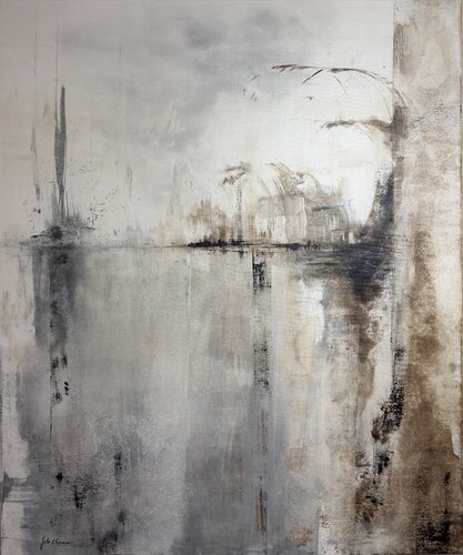 Port Backdrop von Gabi Ehmann, Malerei kaufen auf Select