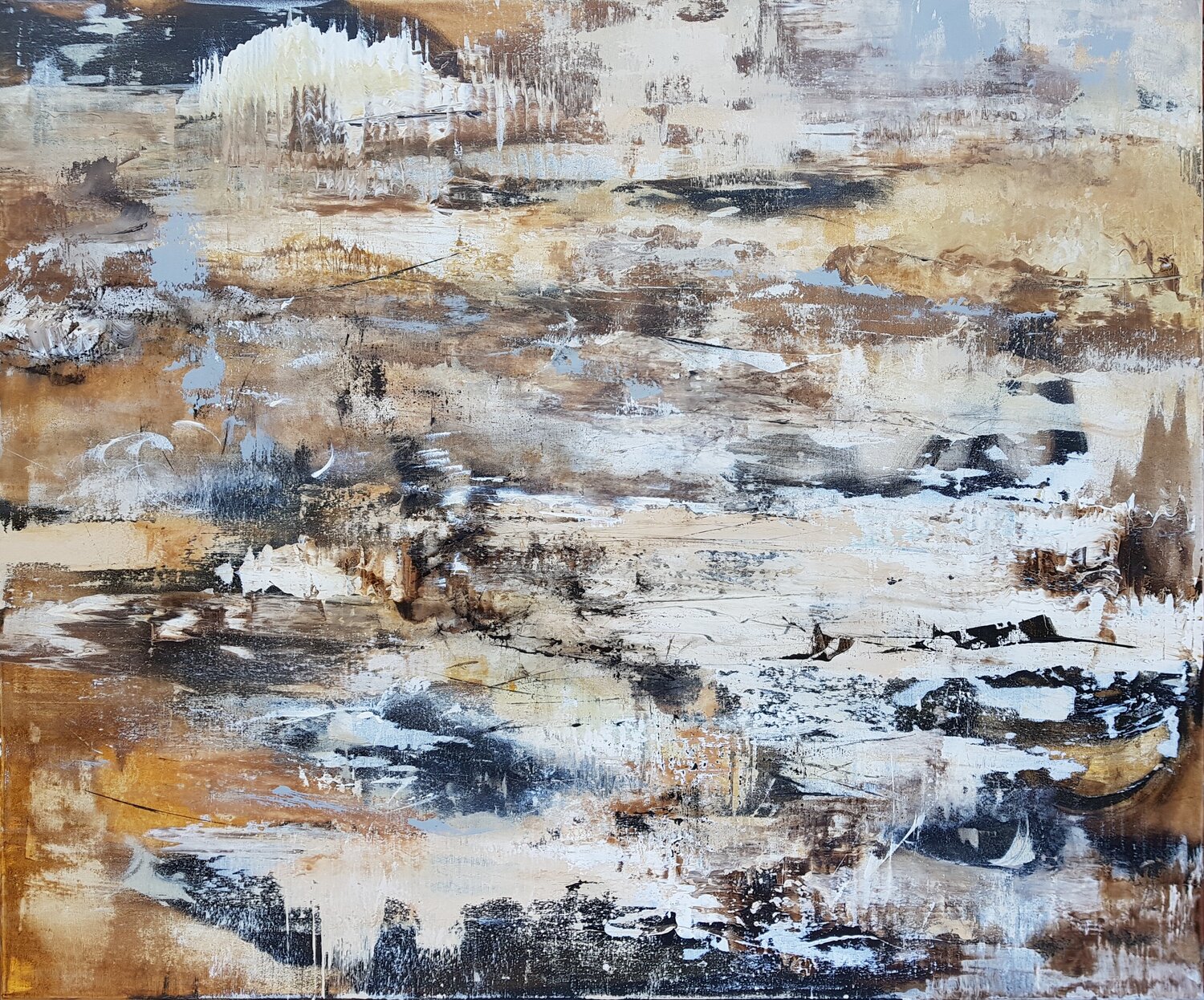 The Lake Over There Gabi Ehmann Original painting for sale