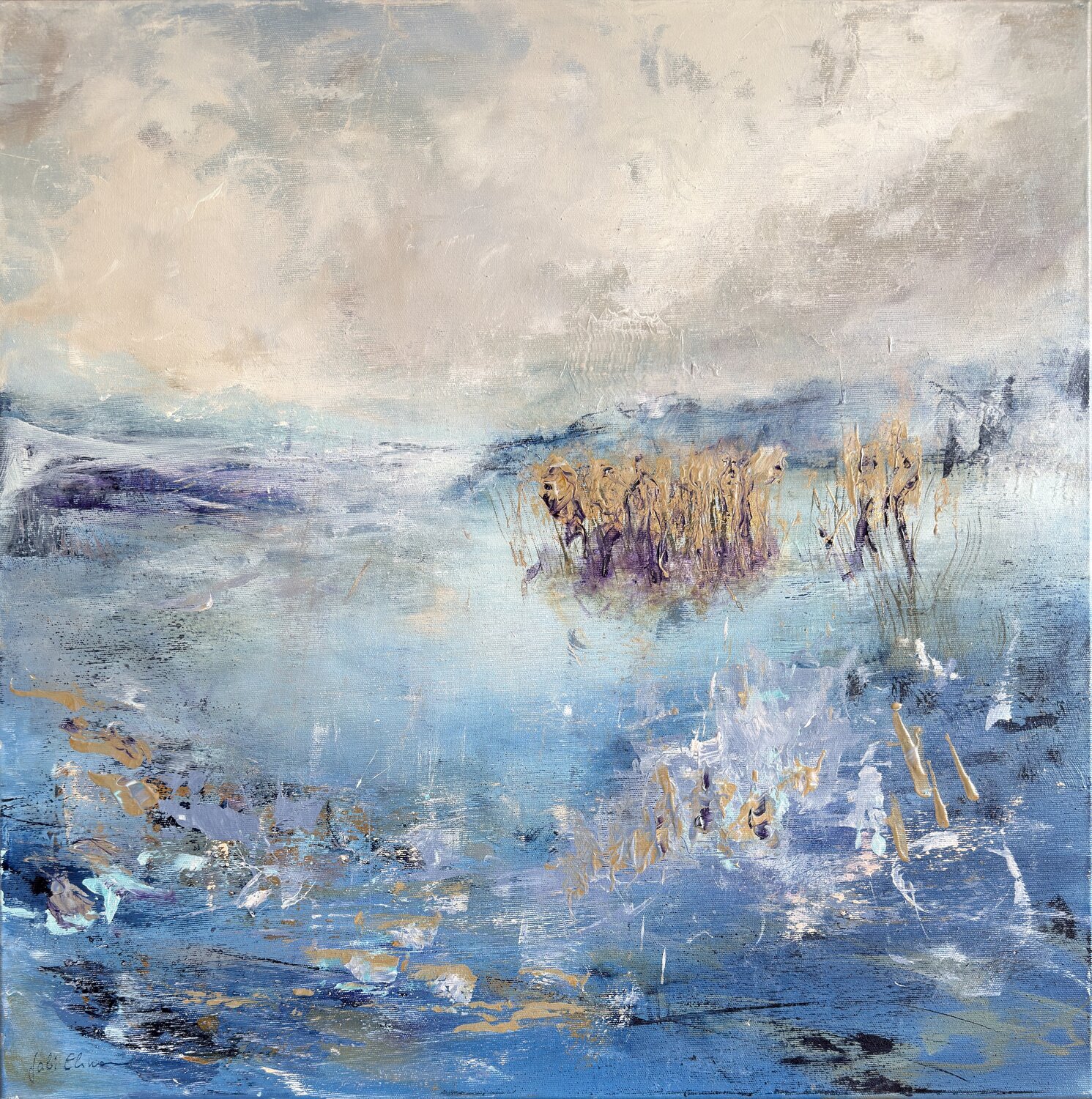 Where Water Meets The Light Gabi Ehmann Original painting for sale