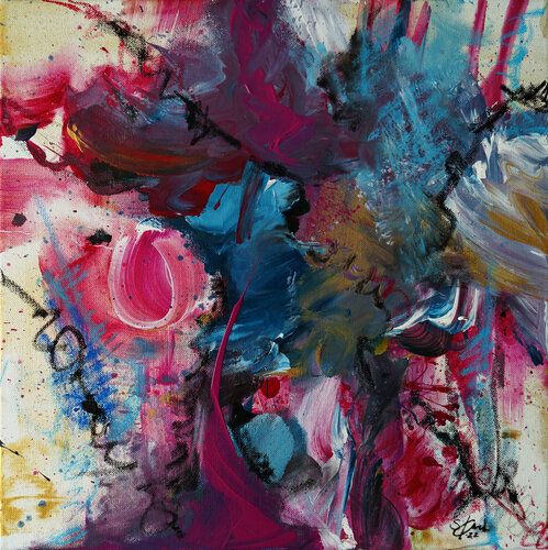 Sun-Rise by Sabine Kraftmeier, Painting for Sale on Select