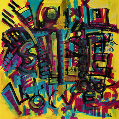 Stille by Sabine Kraftmeier, Painting for Sale on Select