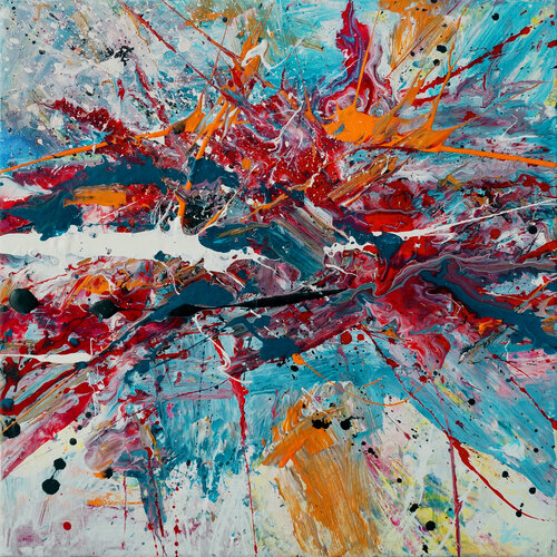 Different Times by Sabine Kraftmeier, Painting for Sale on Select