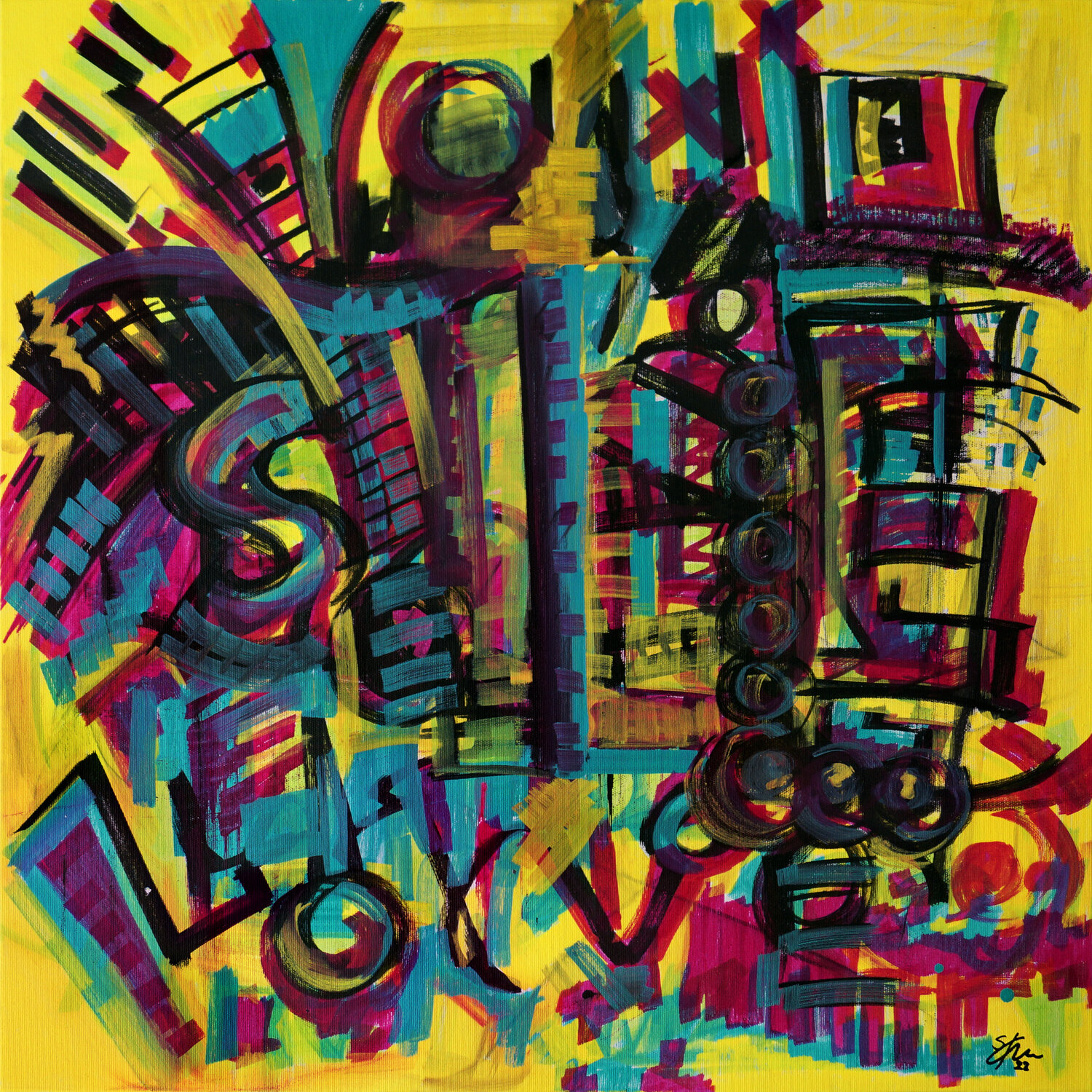 Stille Sabine Kraftmeier Original painting for sale