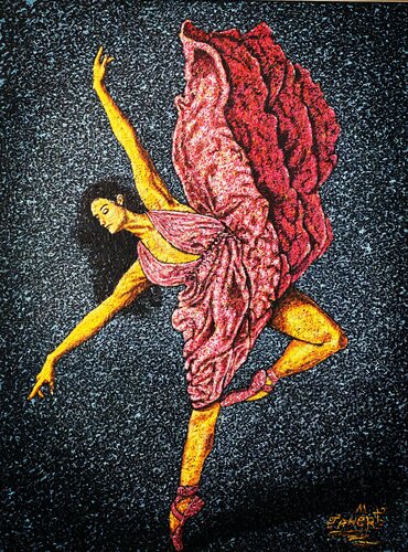 "A modern balerina" by Taner Mert, Painting for Sale on Select