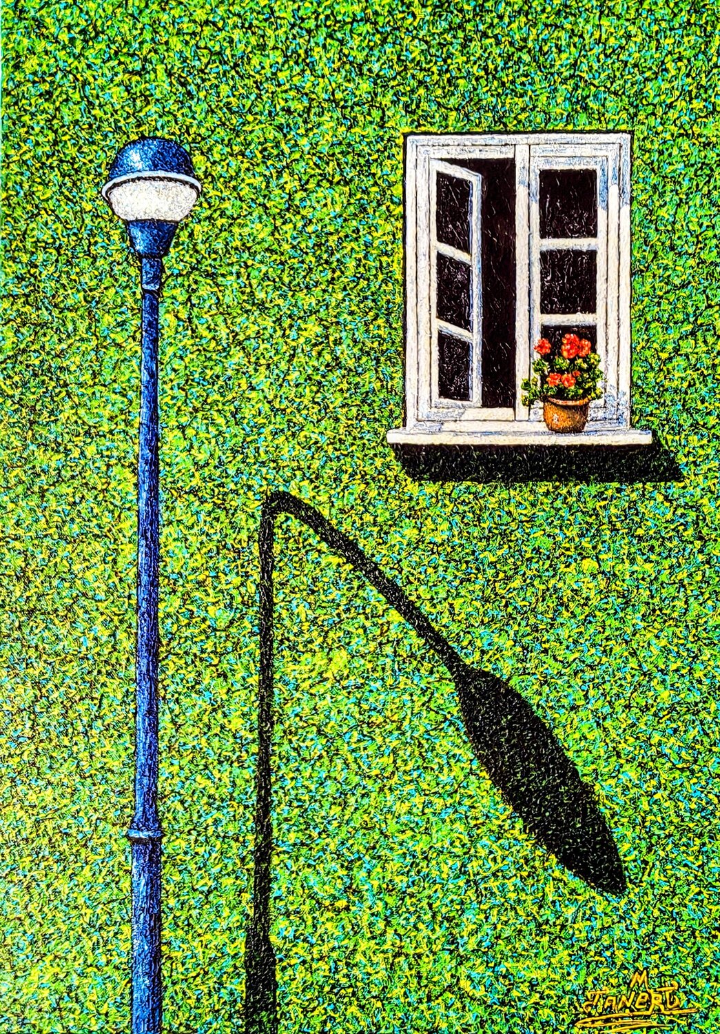 "The beginning of infinity" Taner Mert Original painting for sale