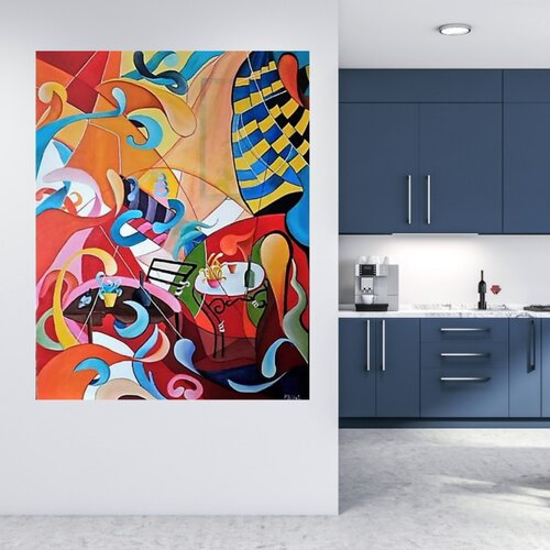La ballata del vento by Rita Vestri, Painting for Sale on Select
