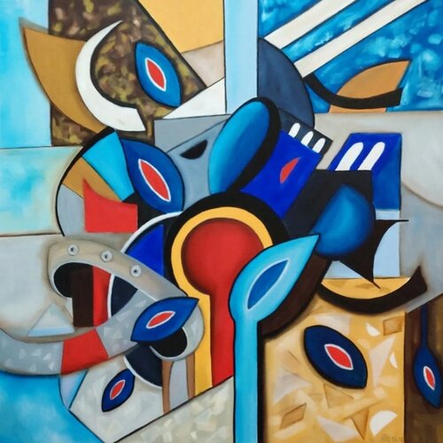 Immagina 2 by Rita Vestri, Painting for Sale on Select
