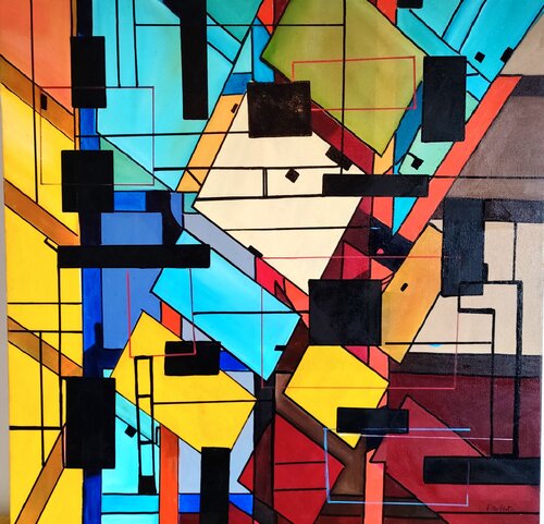 Connessioni by Rita Vestri, Painting for Sale on Select