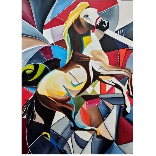 Cavallo pop by Rita Vestri, Painting for Sale on Select