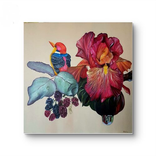 Rugiada by Rita Vestri, Painting for Sale on Select