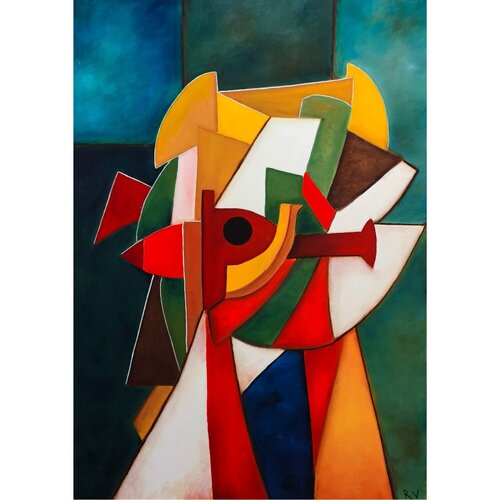Totem urbano by Rita Vestri, Painting for Sale on Select