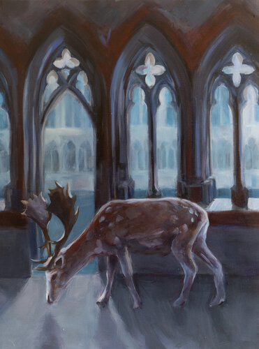Deus laudatur in silentio by Axel Jung, Painting for Sale on Select