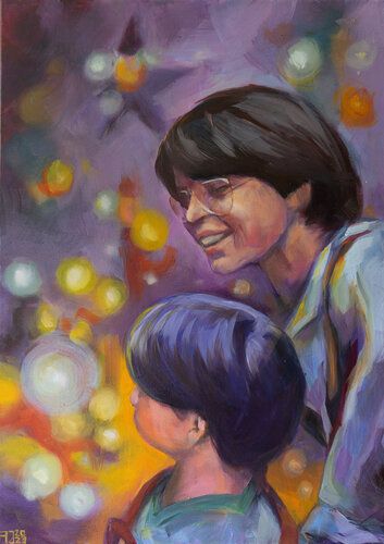 Tochter Liebe by Axel Jung, Painting for Sale on Select
