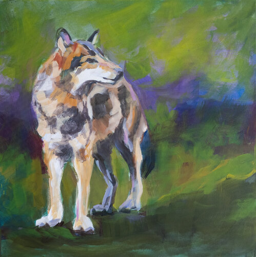 Leiwolf by Axel Jung, Painting for Sale on Select