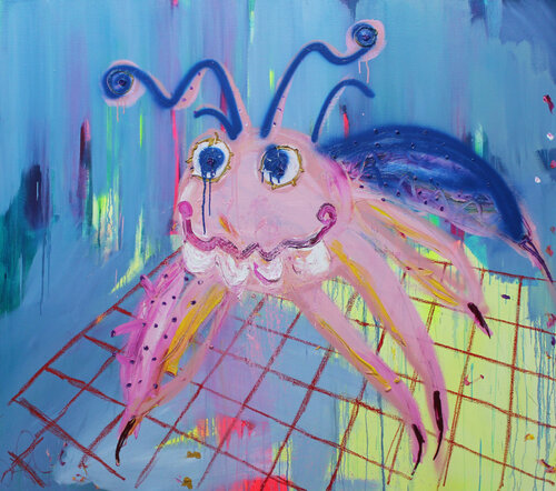 Pokebug by Giovanna Morelli, Painting for Sale on Select