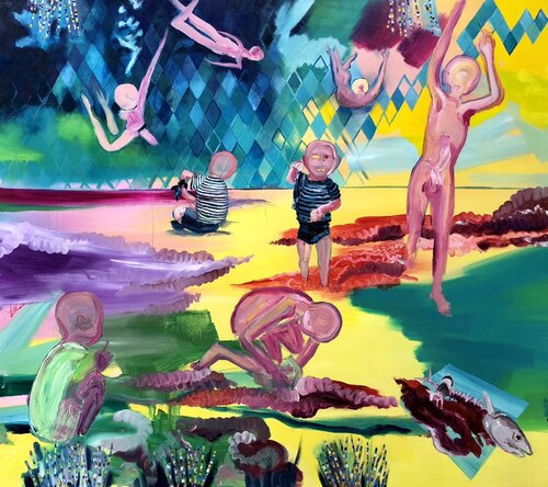 La Palamita by Giovanna Morelli, Painting for Sale on Select