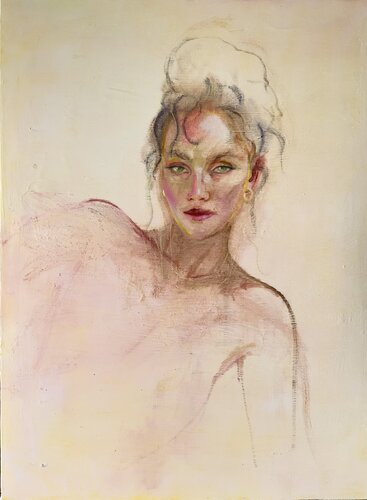 Une moderne Medusa by Francesco Calistri, Painting for Sale on Select